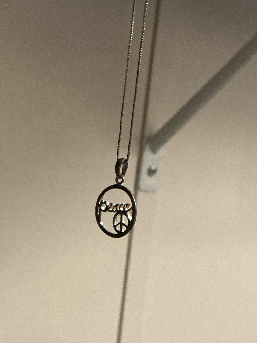 Peace Pendant in Sterling silver